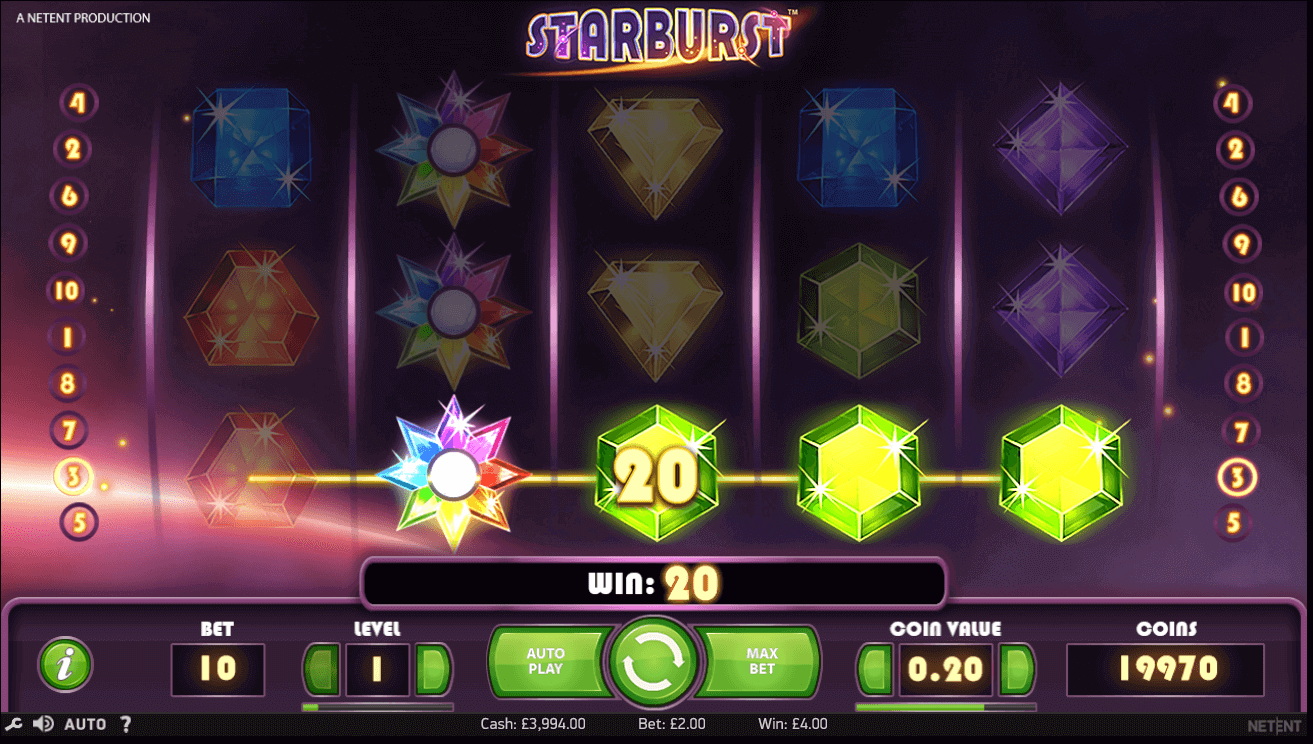 best online slot game- Starburst Slot