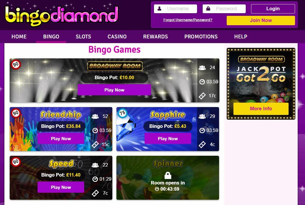 Http://bingodiamond.com