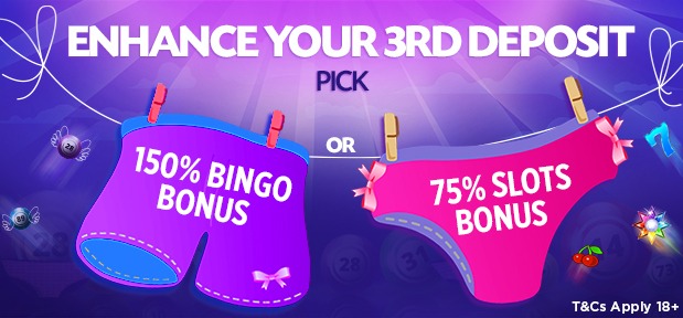 luckypantsbingo 3rd deposit offer