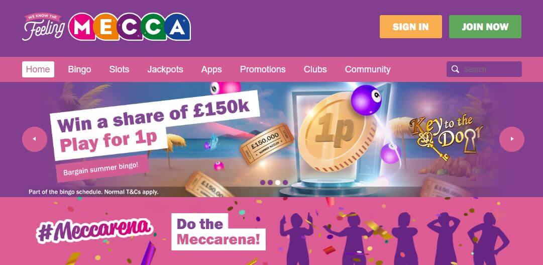 mecca bingo online jobs