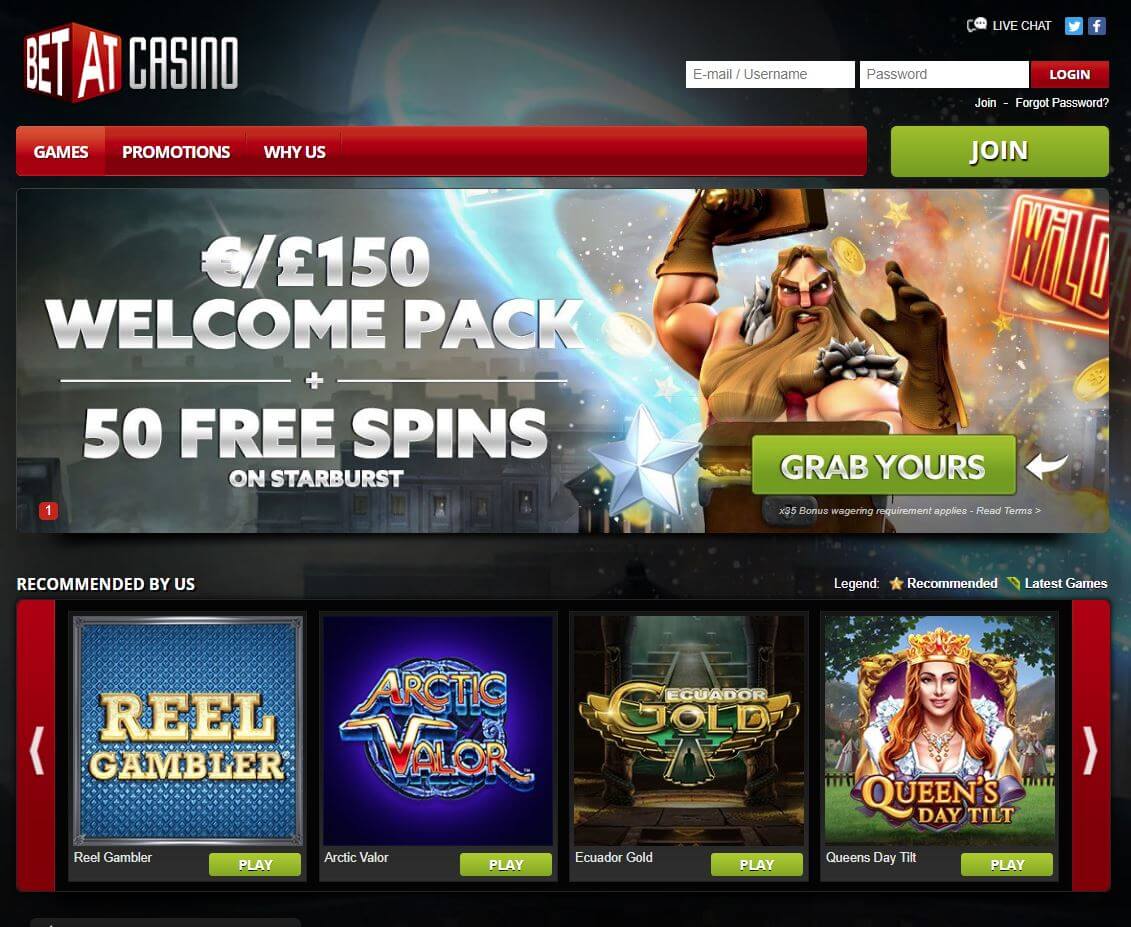 betat casino homepage