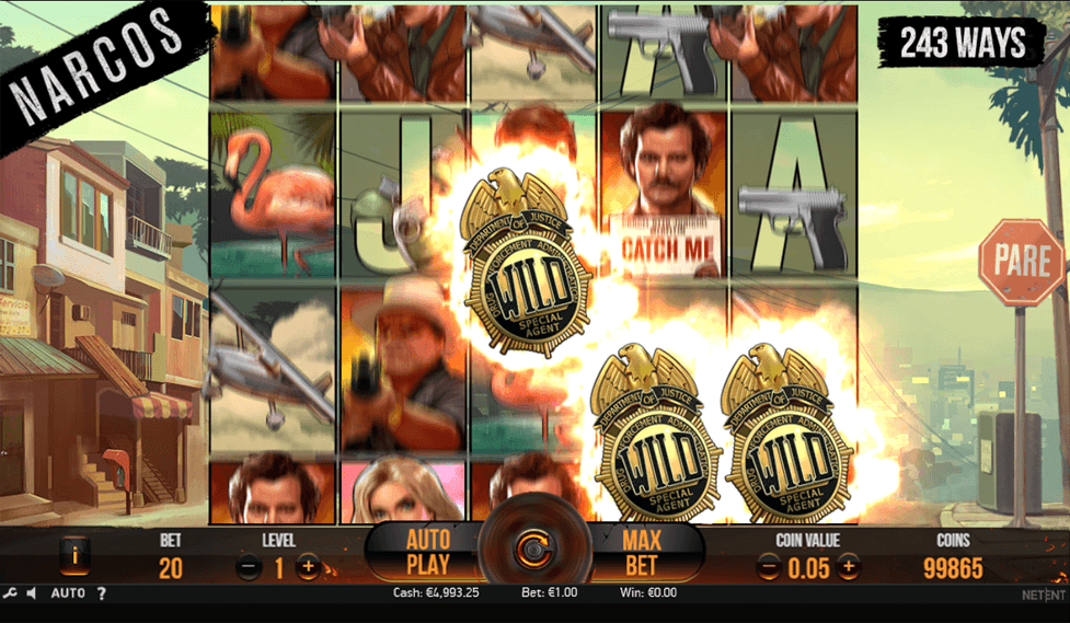 narcos slot wild symbols