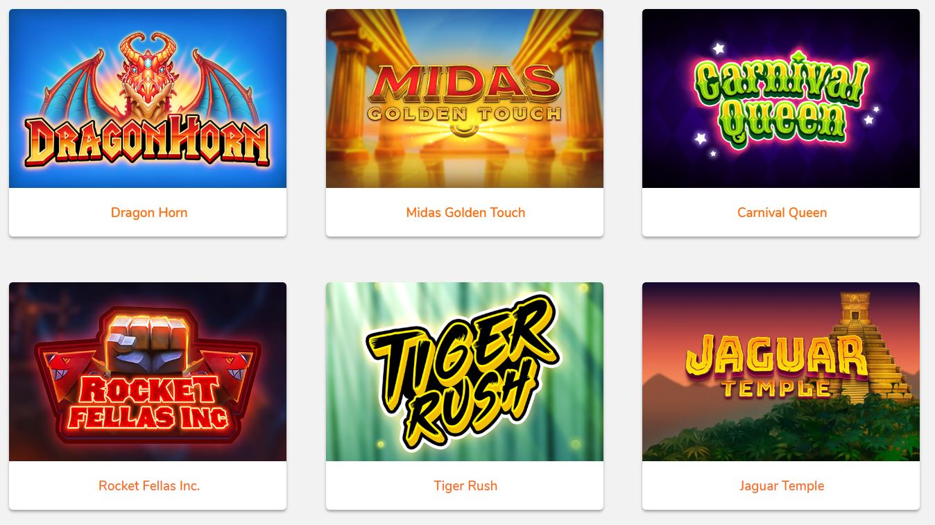 Thunderkick casino games