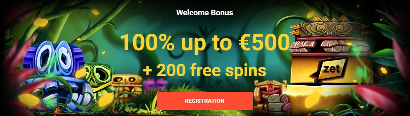 Zet Casino welcome bonus