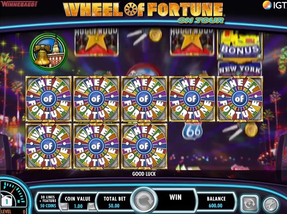 Wheel of Fortune on Tour slot